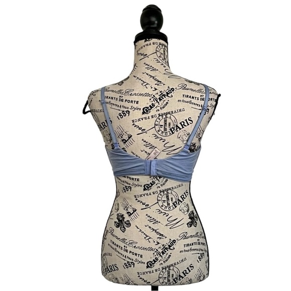 Victoria Secret No Wire Push Up T-Shirt Teal Wireless Wirefree Multiway Bra 34C - Picture 4 of 11